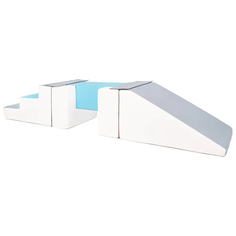 Beam, Step and Slide - Blue, Grey & White - Image 2