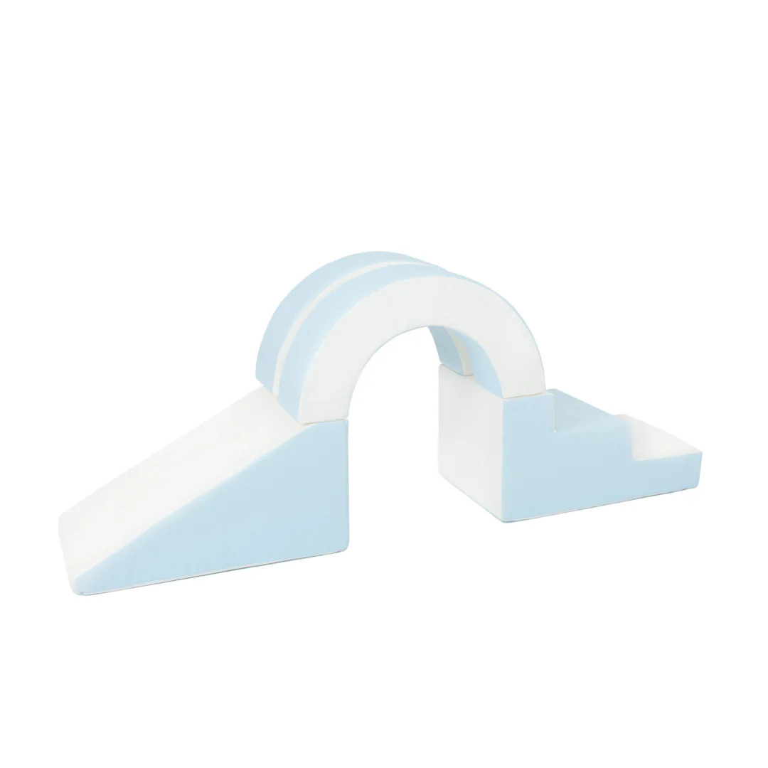 Hoop Step and Slide - Pastel Blue & White - Image 3