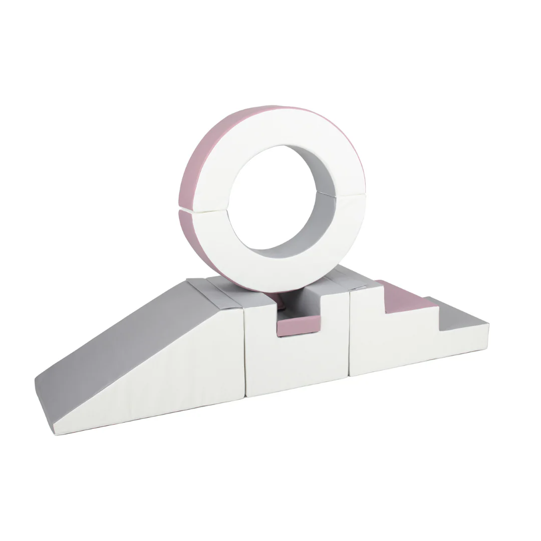Hoop Step and Slide - Purple, Grey & White - Image 3