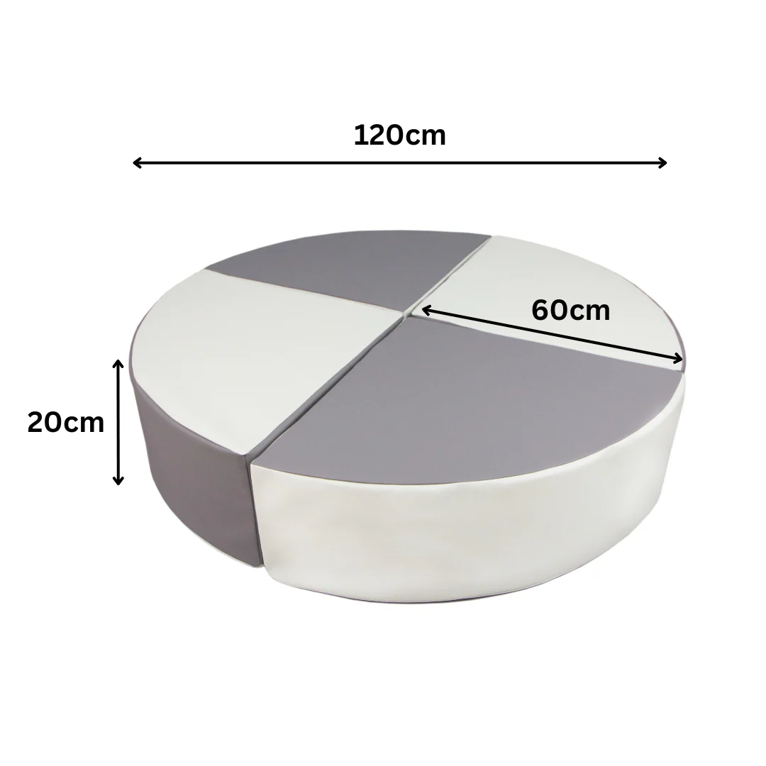 Quarter Stacking Blocks - White - Image 2